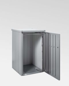 Biohort Mülltonnenbox Alex - Variante 1 Türe geöffnet 