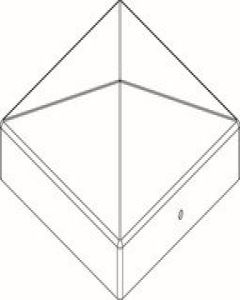 Osmo Pfostenkappe Pyramide inkl. Schrauben Metall, feuerverzinkt