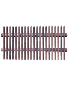 Scheerer Senkrechtzaun KG Kiefer KD braun 250 x 80 cm