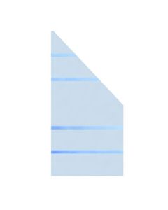 Sichtschutzzaun System Glas ALPHA Anschluß RE 2306