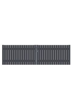 SQUADRA Alu Doppeltor Vorgarten anthrazit
310 x 90 vorne