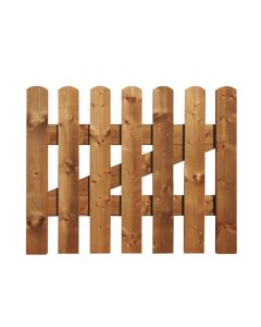 Scheerer Halbrahmen Tür, Fichte KD+ braun 