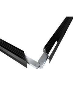 Karle und Rubner variabler Eckverbinder für SMART-Isostep-Schiene