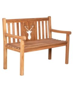 DeVries Gartenbank Woodie Hirsch 