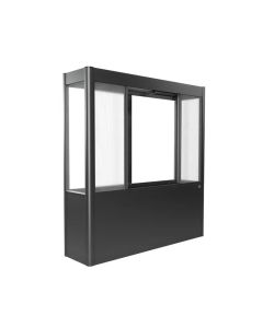 Biohort Gewächshaus Florentina 2x0,5 m Dunkelgrau-Metallic 95399