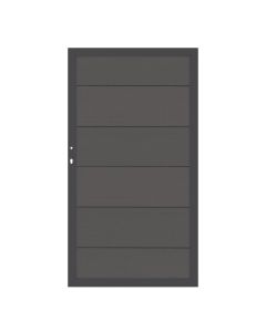 Traumgarten Einzeltor System WPC XL Anthrazit 98 x 180 cm