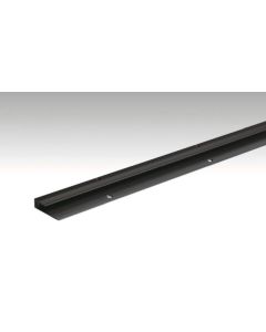 Meister Abschlussprofil Typ 201 Schwarz eloxiert 1,00 m 