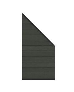 Sichtschutz SYSTEM WPC PLATINUM Zaun-Anschluss-Set anthrazit 3701