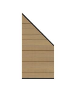 Sichtschutz SYSTEM WPC PLATINUM Zaun-Anschluss-Set lärche 3681