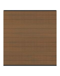 Sichtschutz SYSTEM WPC PLATINUM Zaunfeld-Set teak-braun 3675