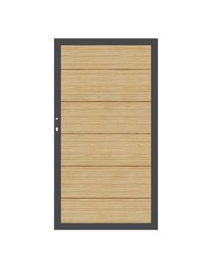 Traumgarten Einzeltor System Alu XL Lärche DIN links / rechts 