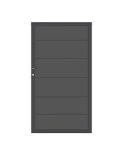 Traumgarten Einzeltor System Alu XL Anthrazit DIN links / rechts 
