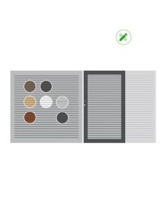 Traumgarten System Alu Plus XL Doppeltor auf Maß bis 360 x 180 cm 