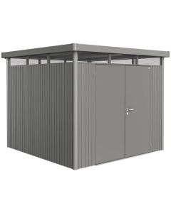 Biohort Highline H4 quarzgrau-metallic mit Doppeltüre 
