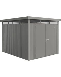 Biohort Highline H5 quarzgrau-metallic mit Doppeltüre 