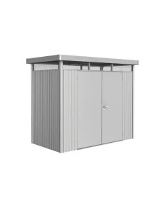 Biohort Highline H1 Silber-metallic mit Doppeltüre 83029