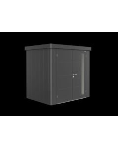 Biohort Neo 1 B dunkelgrau-metallic; Doppeltüre; 2,36 x 1,80 m 85060