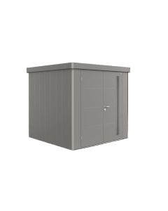 Biohort Neo 2 B quarzgrau-metallic; Doppeltüre; 2,36 x 2,36 m 87063