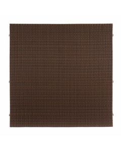 Sichtschutzzaun Weave mocca 2010 von Br&uuml;gmann Traumgarten