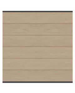 Sichtschutzzaun System WPC XL Zaunfeld-Set sand (179 x 183 cm) 3740