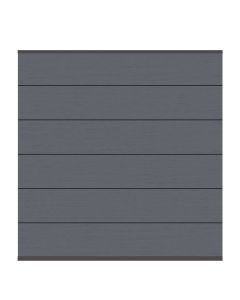 Sichtschutzzaun System WPC XL Zaunfeld-Set anthrazit (179 x 183 cm) 2594