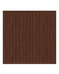 Sichtschutzzaun LONGLIFE RIVA nussbaum 180 x 180 cm 4560