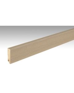 Meister Fußleiste mit Fichtekern Profil 15 F MK (16|60) Eiche cremeweiß nature 01284