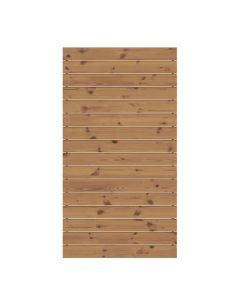 SYSTEM Rhombus Thermo-Holz Zaunfeld-Set schmal 90 x 184