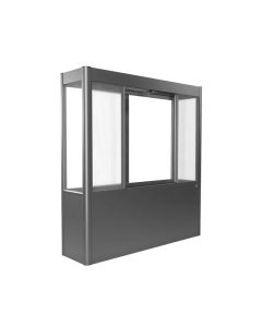 Biohort Gewächshaus Florentina 2x0,5 m Quarzgrau-Metallic 95400