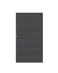 SYSTEM WPC XL Tor Platinum Anthrazit, Anthrazit-Rahmen, DIN links/rechts