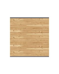 Osmo Sichtblende Juel A 175 x 181 cm, Gebirgszeder, Aluminium Grau
