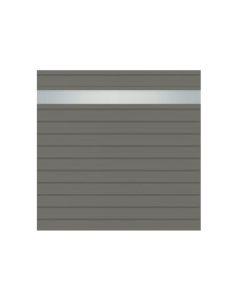 Osmo Alu-Fence Grundelement Creativ Aluminium, Grau