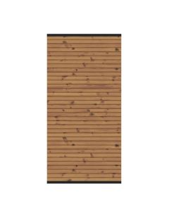 SYSTEM NEO Thermo-Holz Zaunfeld-Set schmal 90 x 184