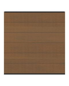 Sichtschutz SYSTEM WPC PLATINUM XL Zaunfeld-Set teak-braun 3690