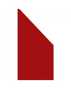 Sichtschutzzaun System Board rot 90 x 180/90 cm 2734