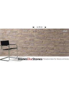 Stones like Stone Steinpaneele Lascas gris 268