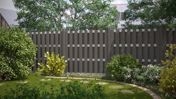 Jumbo WPC anthrazit Aluminium von Brügmann Traumgarten