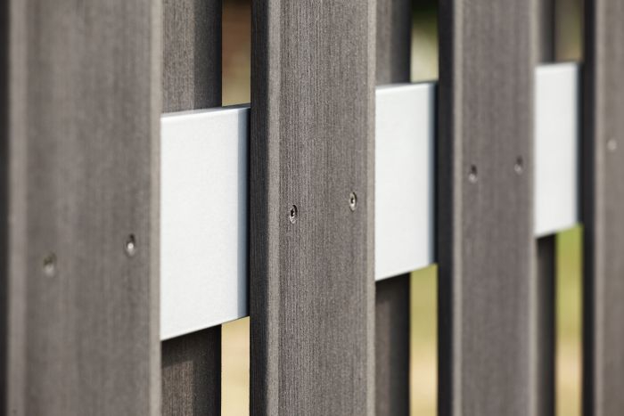 Jumbo WPC anthrazit Aluminium von Brügmann Traumgarten