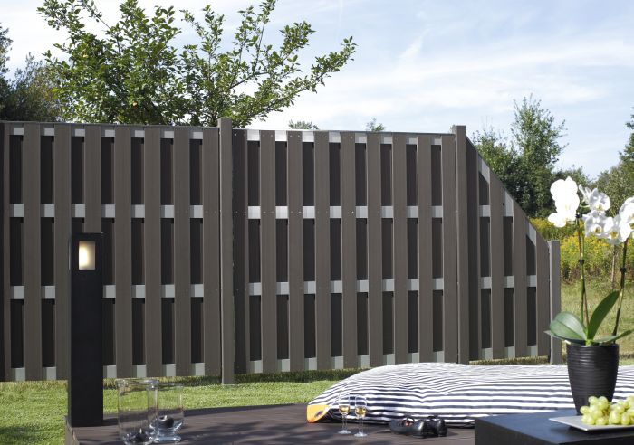 Jumbo WPC anthrazit Aluminium von Brügmann Traumgarten